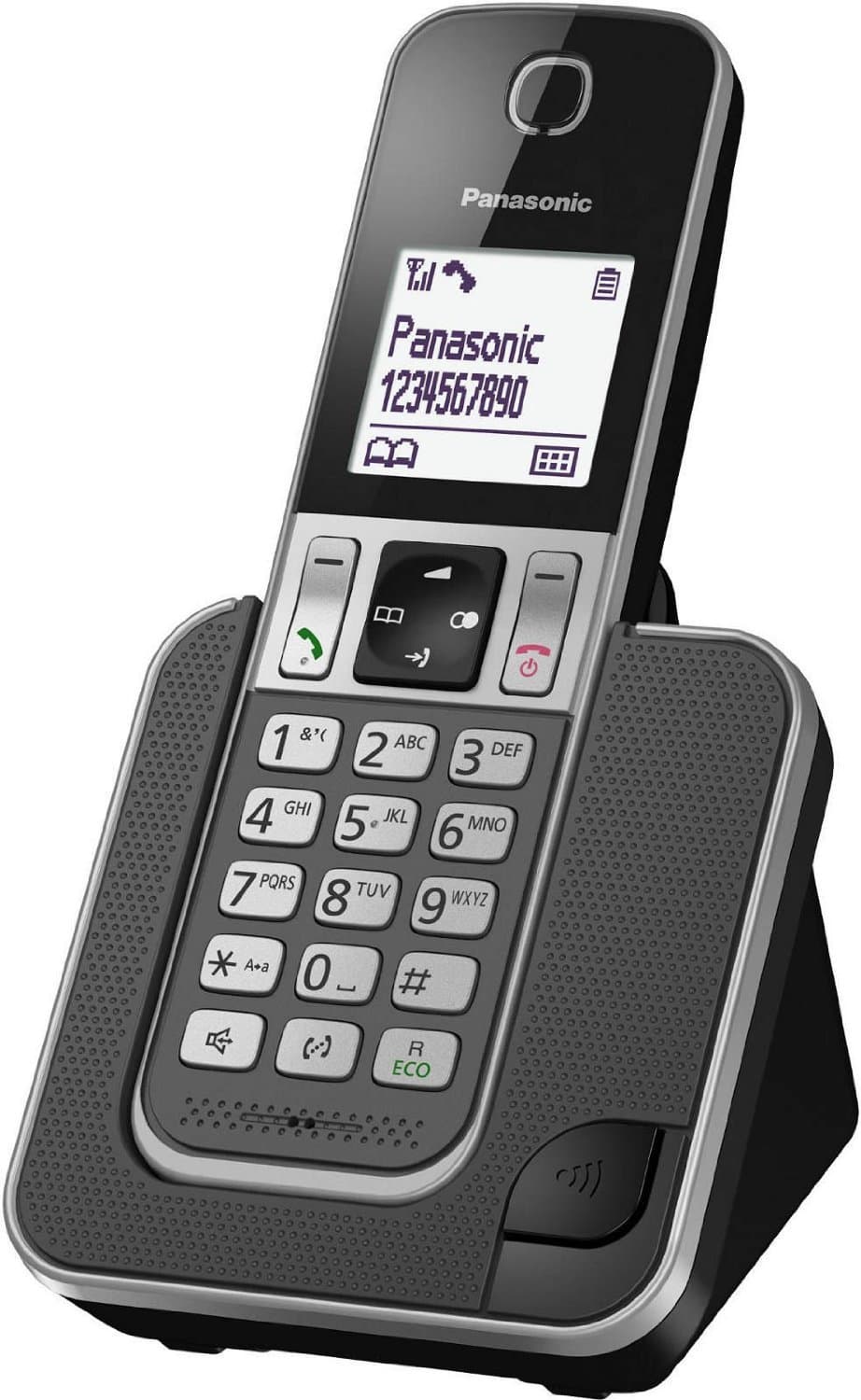 📞 Panasonic KX-TGD310FRG Solo Telefon ohne Anrufbeantworter Schwarz Nur TGD3-Serie
