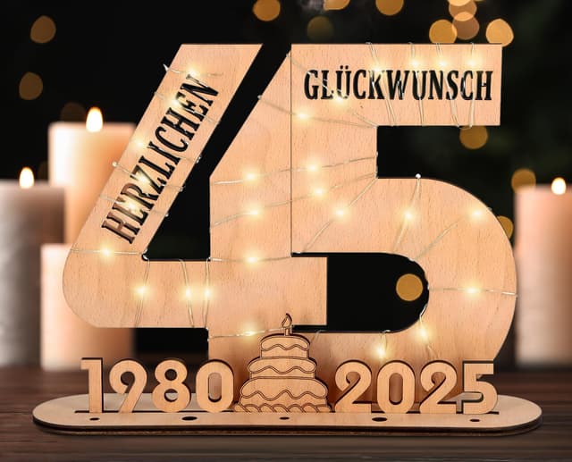 🎁 Giftota - 2025 Originelle 45 Geburtstag Geschenk - Geldgeschenke Geburtstag 45 🎉