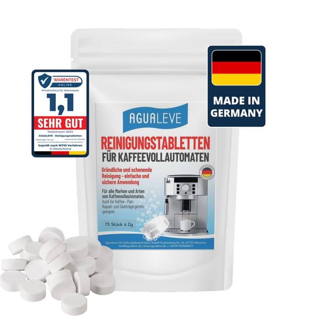 Reinigungstabletten 75 Stück | Kaffeevollautomaten & Kaffeemaschinen 🧼✨