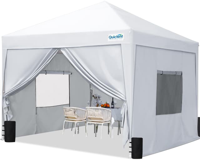 🎪 Deal des Tages: Quictent Pavillon 3x3 mit 4 Seitenteilen 🎉