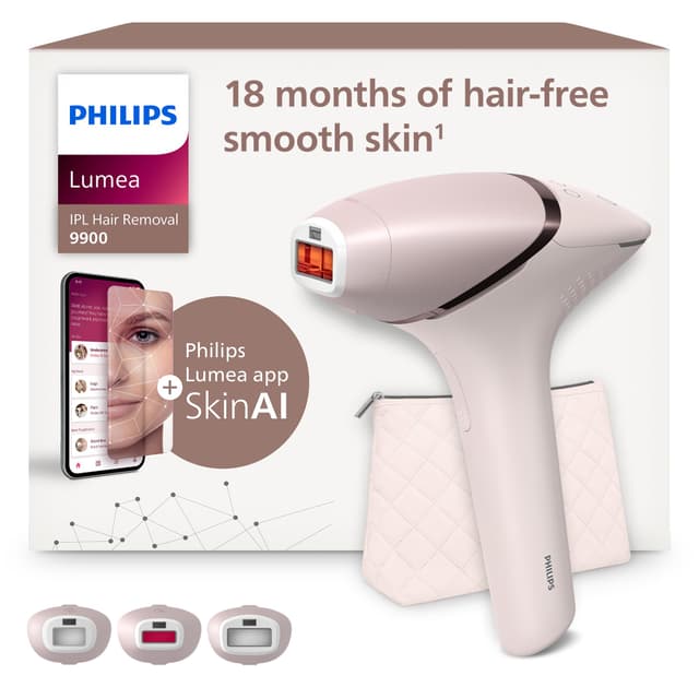 Philips Lumea IPL 9900 Series Haarentfernungsgerät mit SenseIQ & SkinAI Technologie 🌟