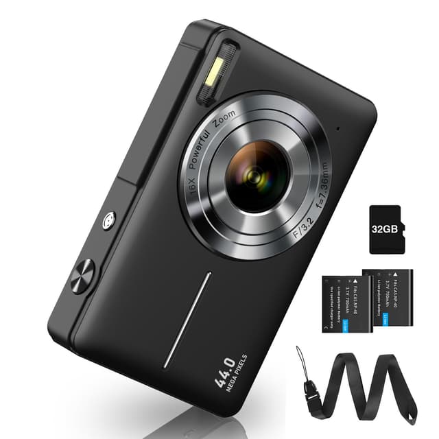 Digitalkamera Fotokamera FHD 1080P 44MP Fotoapparat mit 32G Karte 16X Digitalzoom - Sonderangebot! 📸🎉