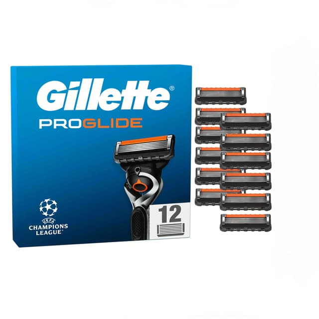 🪒✨ Mega-Deal: Gillette Proglide Klingen, 12 Ersatzklingen für Herren 🌟