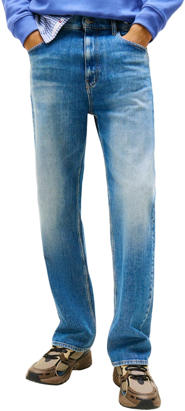 Tommy Jeans Herren Gerade 31W / 30L Denim (Denim Medium) 🌟👖