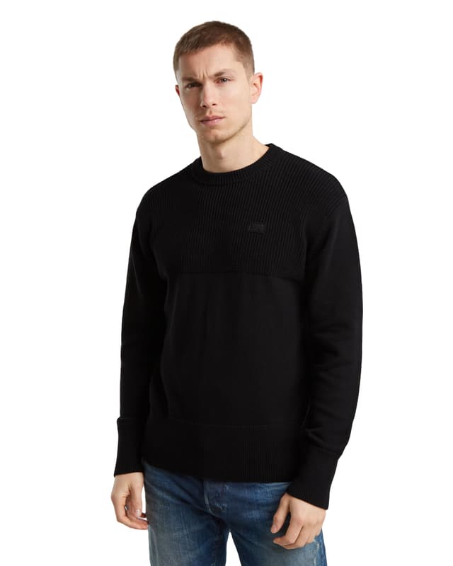 🔥 Super Angebot! G-STAR Herren Knitted Sweater Fisherman XL Schwarz