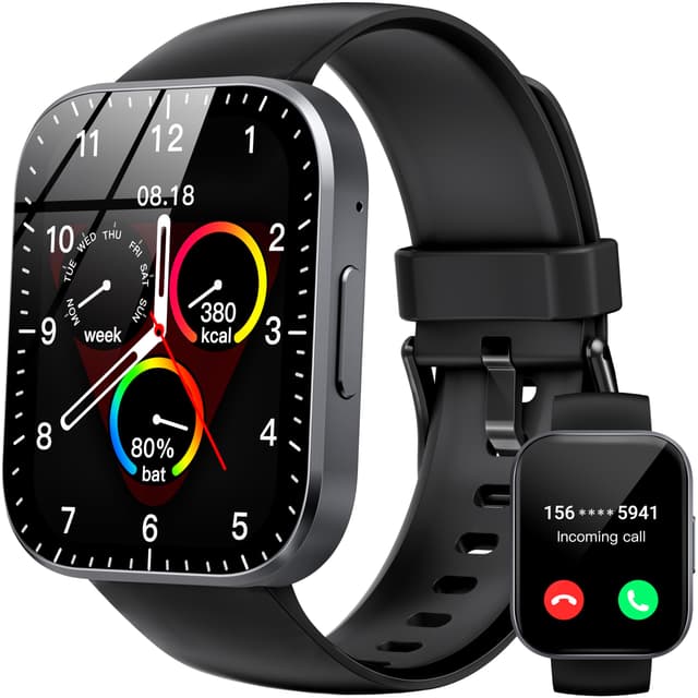 🌟 OUKITEL Smartwatch Herren Damen 1,91'' HD Touchscreen Smart Watch 🌟