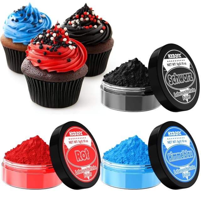 Lebensmittelfarbe Pulver - 3 Farben Food Coloring 🎂🌈