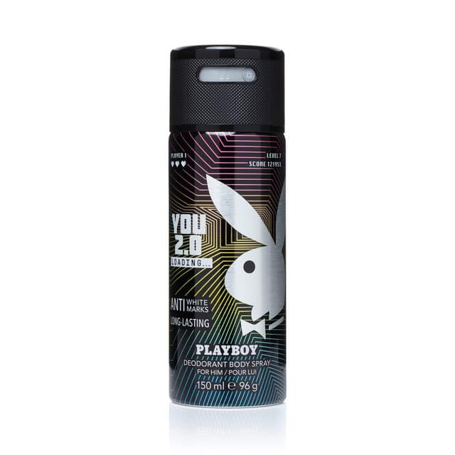 Angebot: Playboy YOU 2.0 Loading Deodorant-Spray für Ihn 150 ml (1er Pack) 🚀