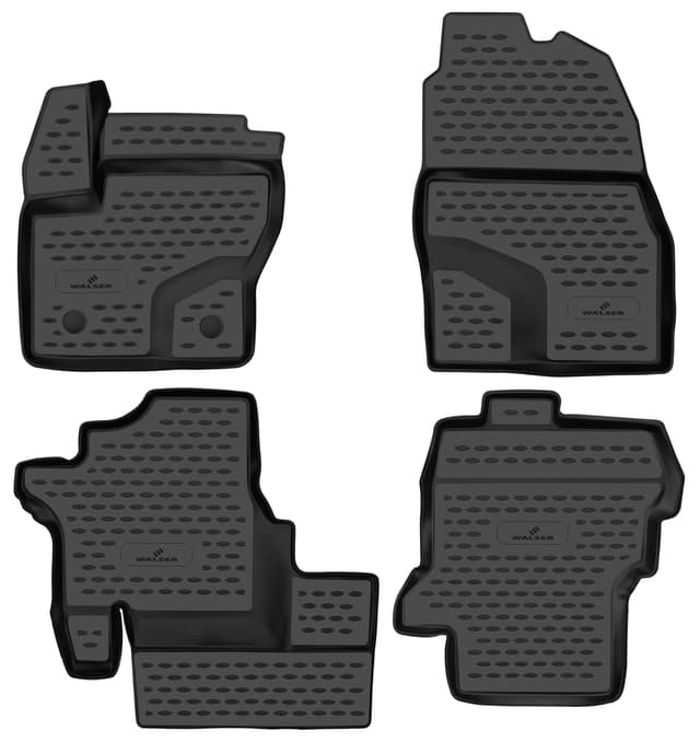 Walser XTR Gummi Fussmatten Auto für Ford Grand Tourneo Connect 09/2013-Heute 🚗