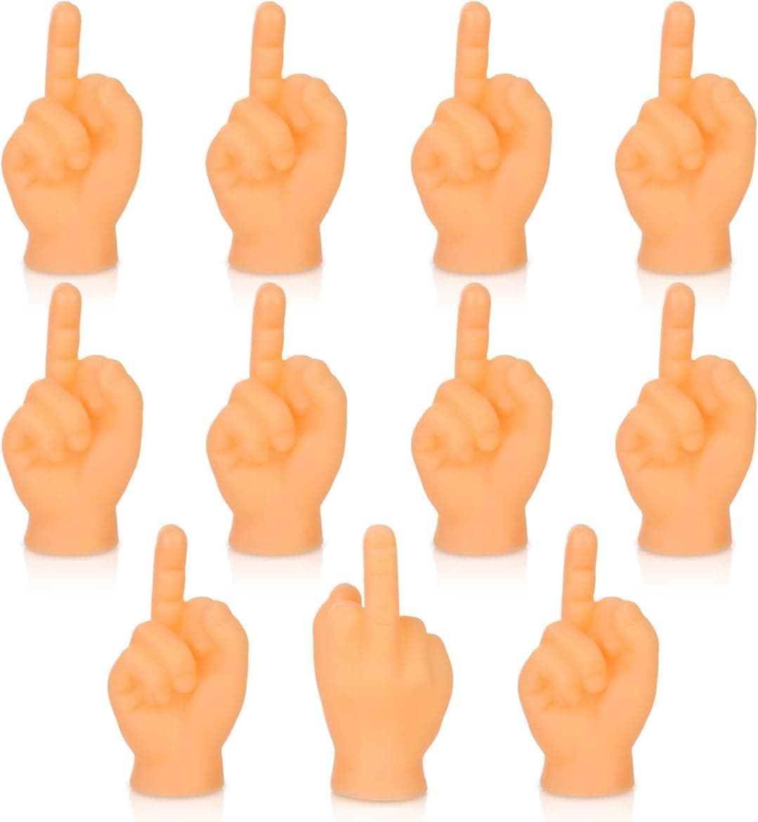 🤏 11Pcs Tiny Hands Mittelfinger Puppets Mini Finger Puppets 🤏 Angebot bei HelloDeals