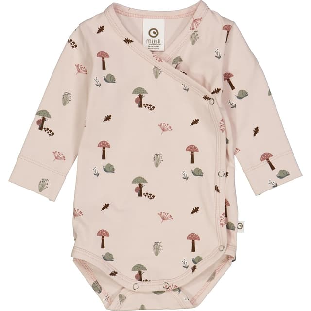 🌿 Super Deal: müsli Baby-Mädchen Mini Me Botany L/S Body Base Layer 44 Nightingale/ Bark/ Poetry Green