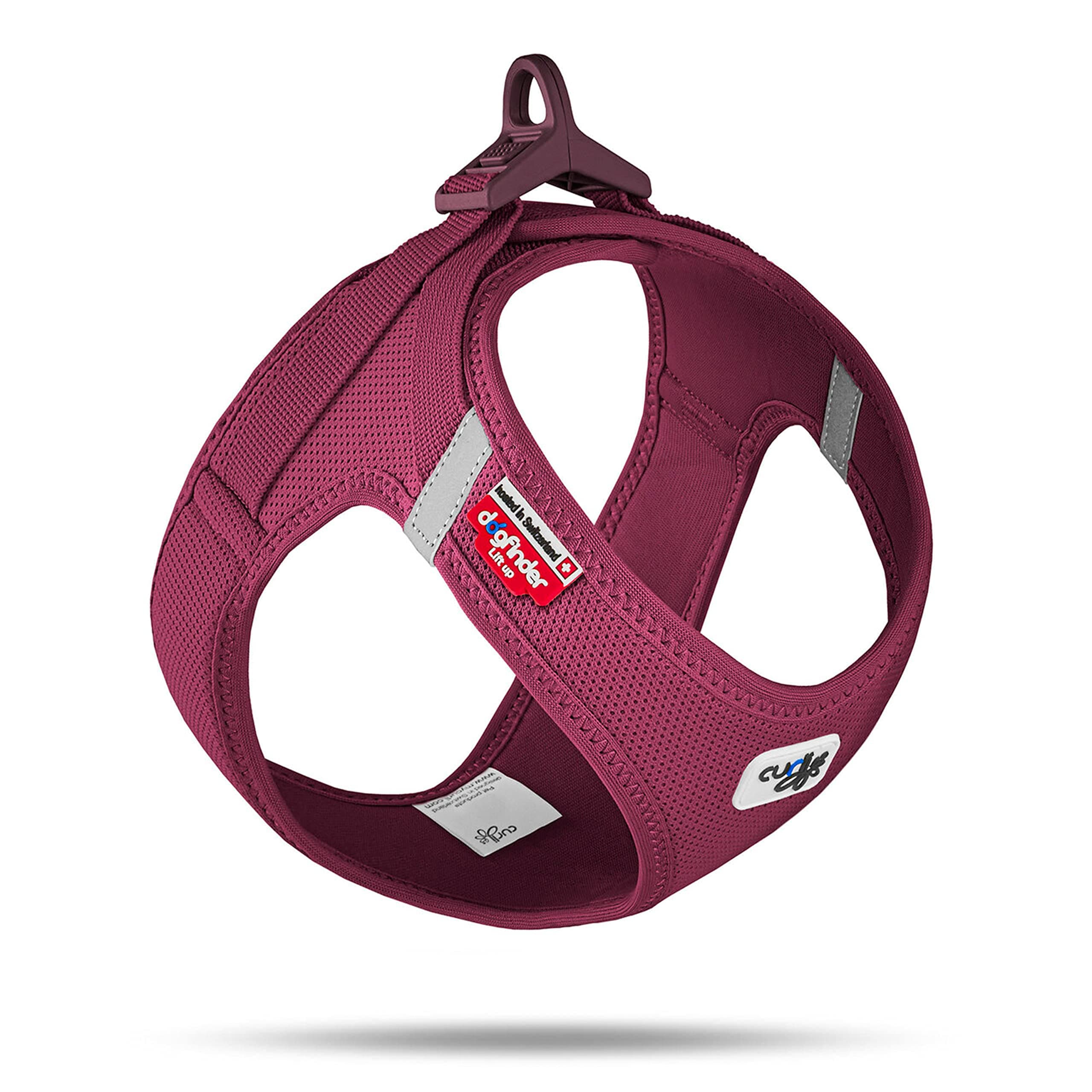 🐾 Hundegeschirr Vest Harness curli Clasp Air-Mesh Ruby S Ruby S Einfarbig 🐕