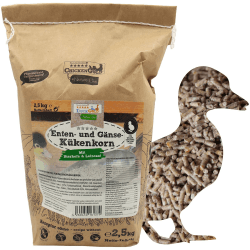 🦆🐥 HDmirrorR Enten- und Gänse Kükenkorn 2,5kg | Entenfutter Gänsefutter Küken Entenstarter Gänsestarter 🐥🦆 Angebot bei HelloDeals