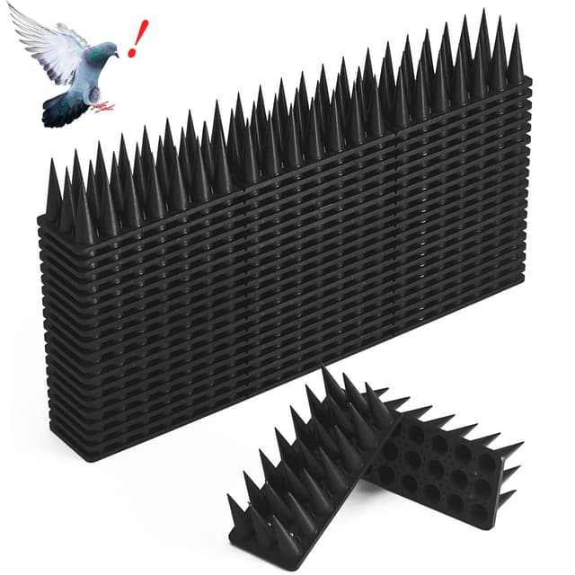 🦅🏡 CIIC Taubenabwehr Spikes, 5.7 Meter Vogelabwehr Spikes Kunststoff Taubenschutz