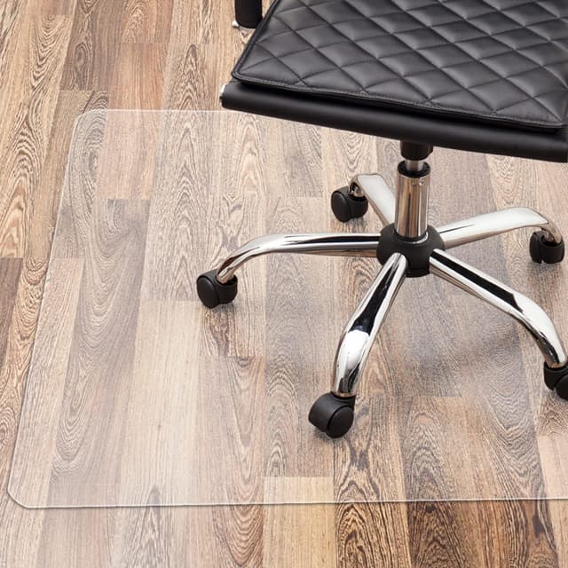 Floordirekt PRO - Bürostuhl Unterlage - transparente Bodenschutzmatte für Hartböden