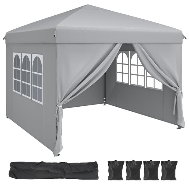 YITAHOME 3X3 Wasserdichter Pavillon Faltpavillon mit Seitenteilen 🎪🌞