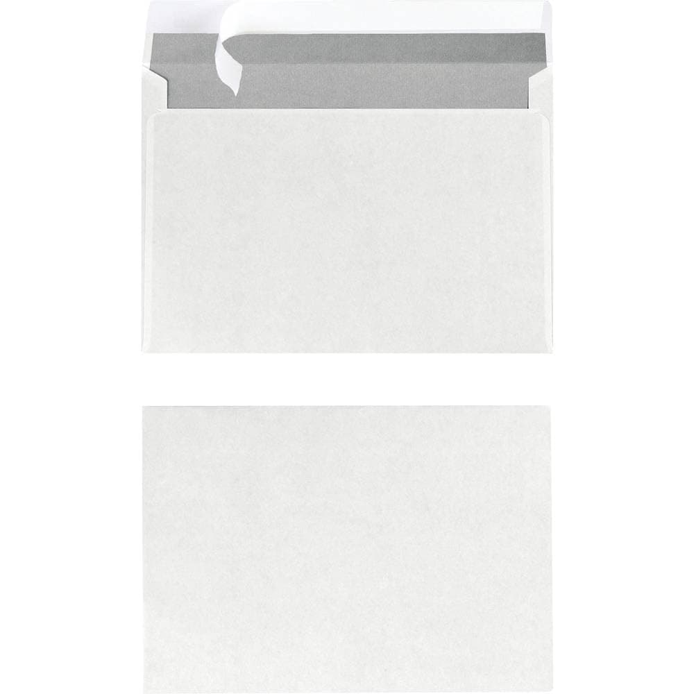 💌 Herlitz Briefumschlag C6, weiß, haftklebend ohne Fenster, 100 Stück
