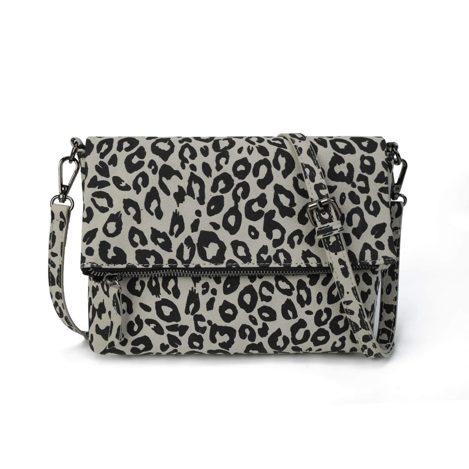 Gladdon Umhängetasche Damen Grau-leopard 🐆