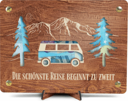 XL Geldgeschenk aus Holz inkl. Ständer 💌🌳📝🎁♻️ Angebot bei HelloDeals