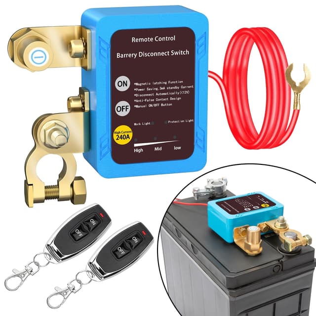 🔋 Batterietrennschalter 12V mit Fernbedienung - Deal des Tages!