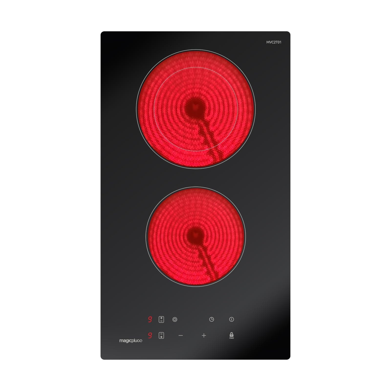 Sonderangebot: magicplux Glaskeramikkochfeld Schwarz-3400W