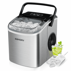 🧊🏠 EUHOMY Eiswürfelmaschine Klein: 9 Eiswürfel in 6 Minuten Angebot bei HelloDeals