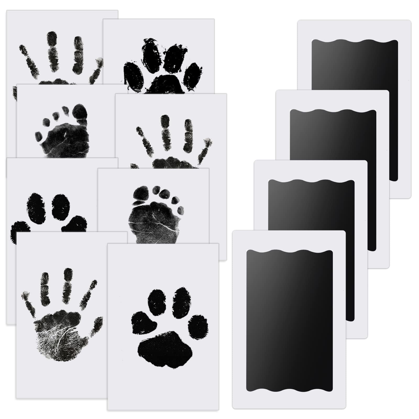 👶🎁 4-teiliges Baby Abdruck Set - Perfektes Geschenk für Baby Shower!