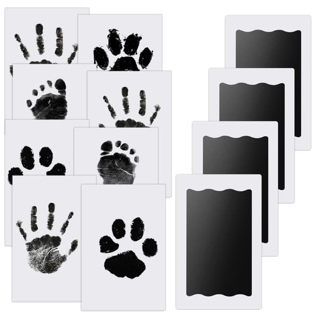👶🎁 4-teiliges Baby Abdruck Set - Perfektes Geschenk für Baby Shower!