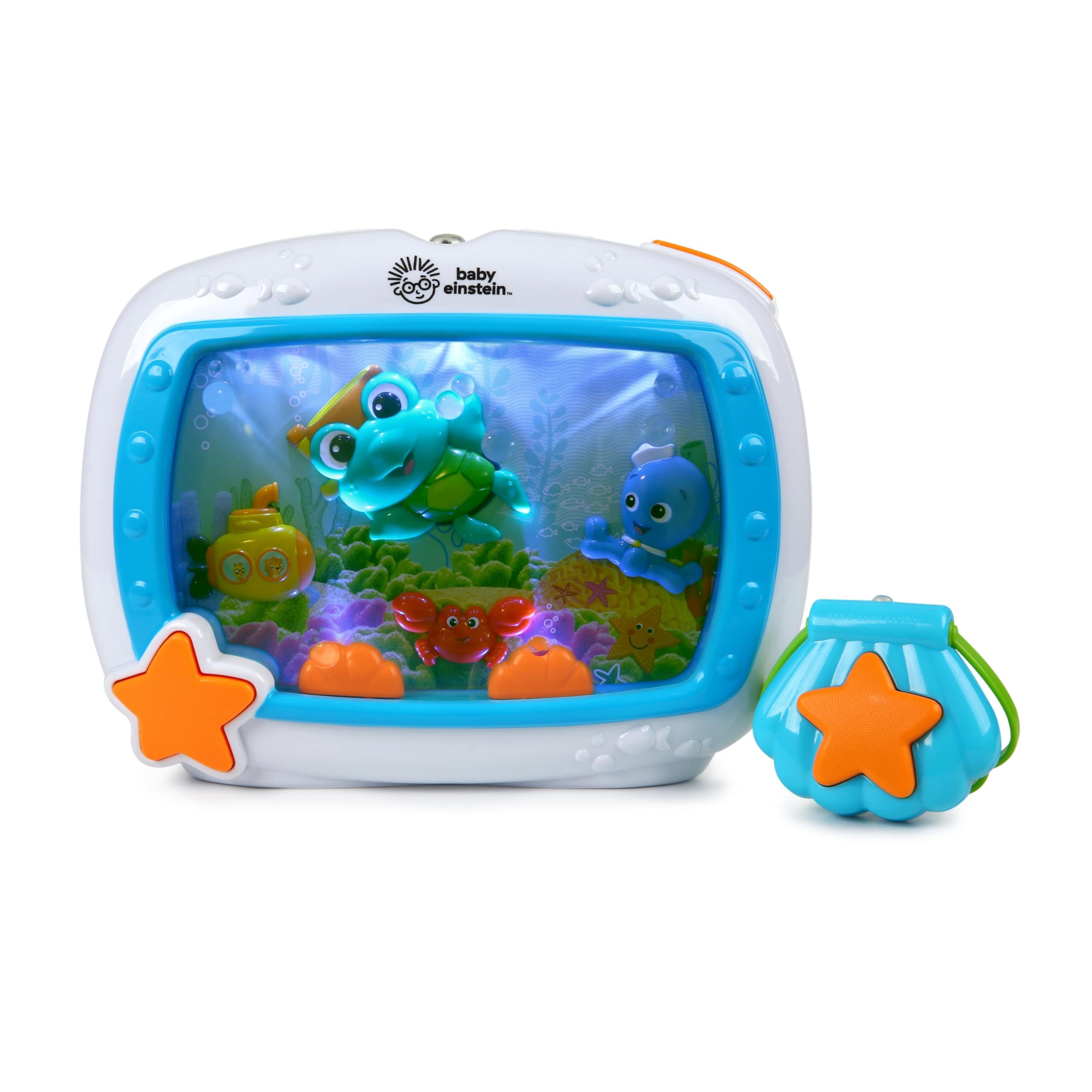 🌊🌙 Baby Einstein Sea Dreams Soother Schlummerlicht für das Gitterbett 🌟🎵