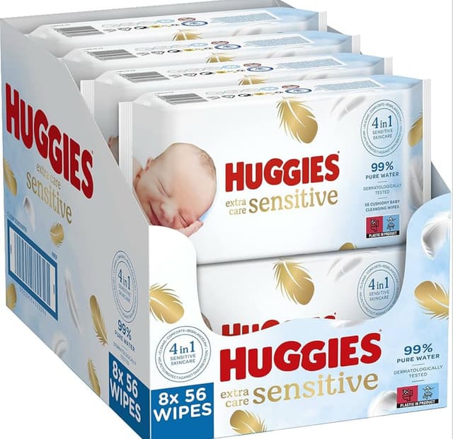 Sparangebot: Huggies Pure Extra Care Sensible Baby-Feuchttücher 🌿👶