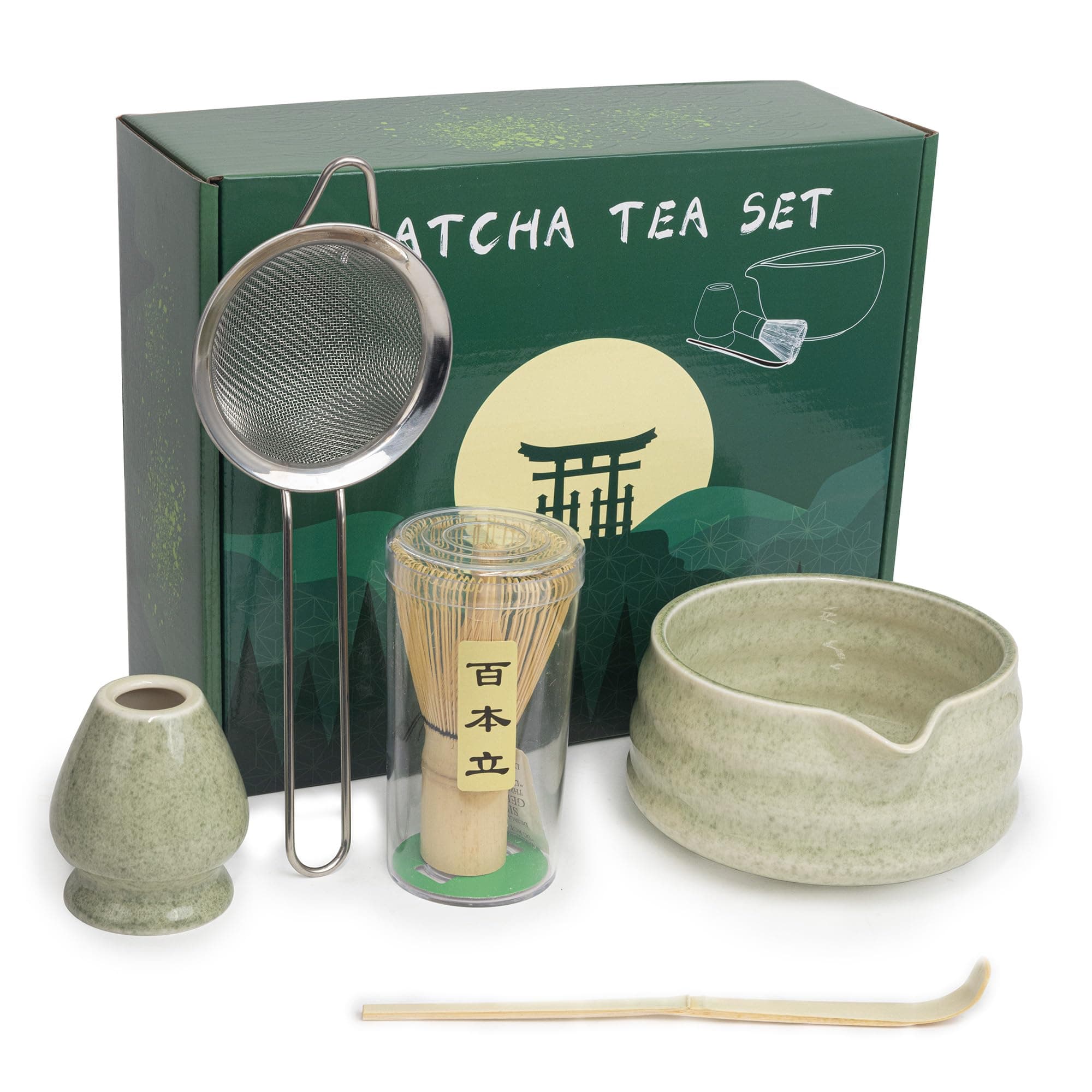 Matcha-Schneebesen Set - Exquisites Matcha-Set für ein authentisches Teeritual