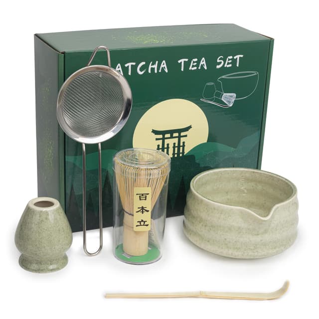 Matcha-Schneebesen Set - Exquisites Matcha-Set für ein authentisches Teeritual
