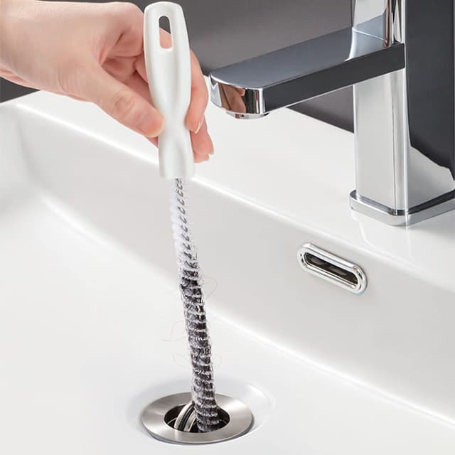 🌊🧹 KEYRI 2 Stück Reinigungsbürsten für Abwasserkanäle - Flexibler Abflussreiniger 🧼