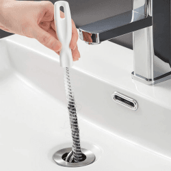 🌊🧹 KEYRI 2 Stück Reinigungsbürsten für Abwasserkanäle - Flexibler Abflussreiniger 🧼 Angebot bei HelloDeals