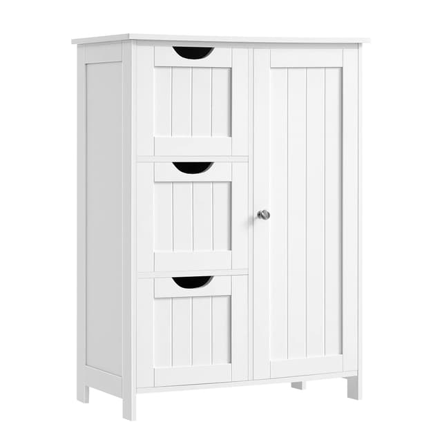 VASAGLE Badezimmerschrank mit 3 Schubladen und Schranktür 🛁🌟