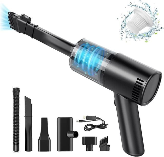 🌟 Super Saugkraft! FSZBWL Akku Handstaubsauger 15000Pa USB aufladbar