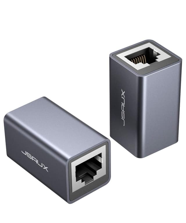 🔗 JSAUX RJ45 LAN Kupplung Ethernet Kabel Verbinder [2 Stück] Grau - Deal des Tages! 🔥