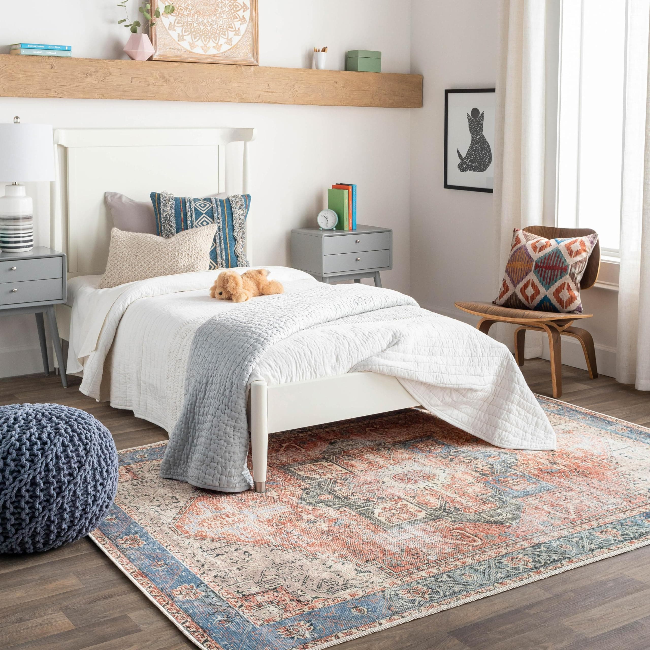 Livabliss Rodas Teppich - Vintage Teppich für Wohnzimmer, Schlafzimmer, Küche 🌟