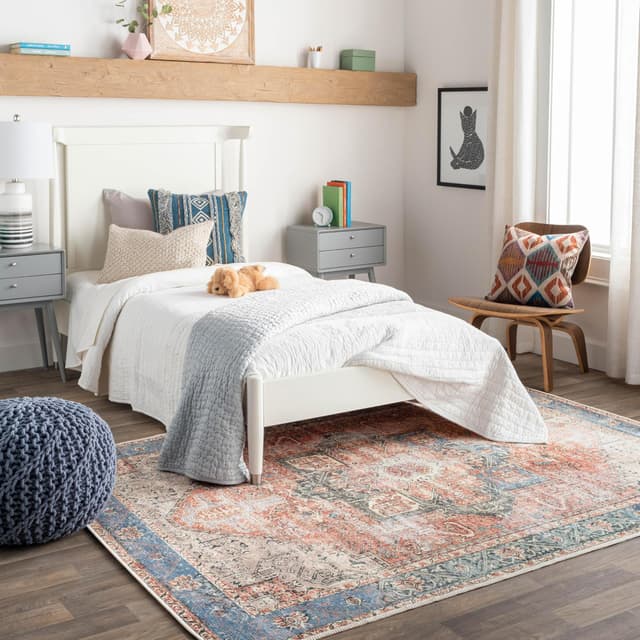 Livabliss Rodas Teppich - Vintage Teppich für Wohnzimmer, Schlafzimmer, Küche 🌟