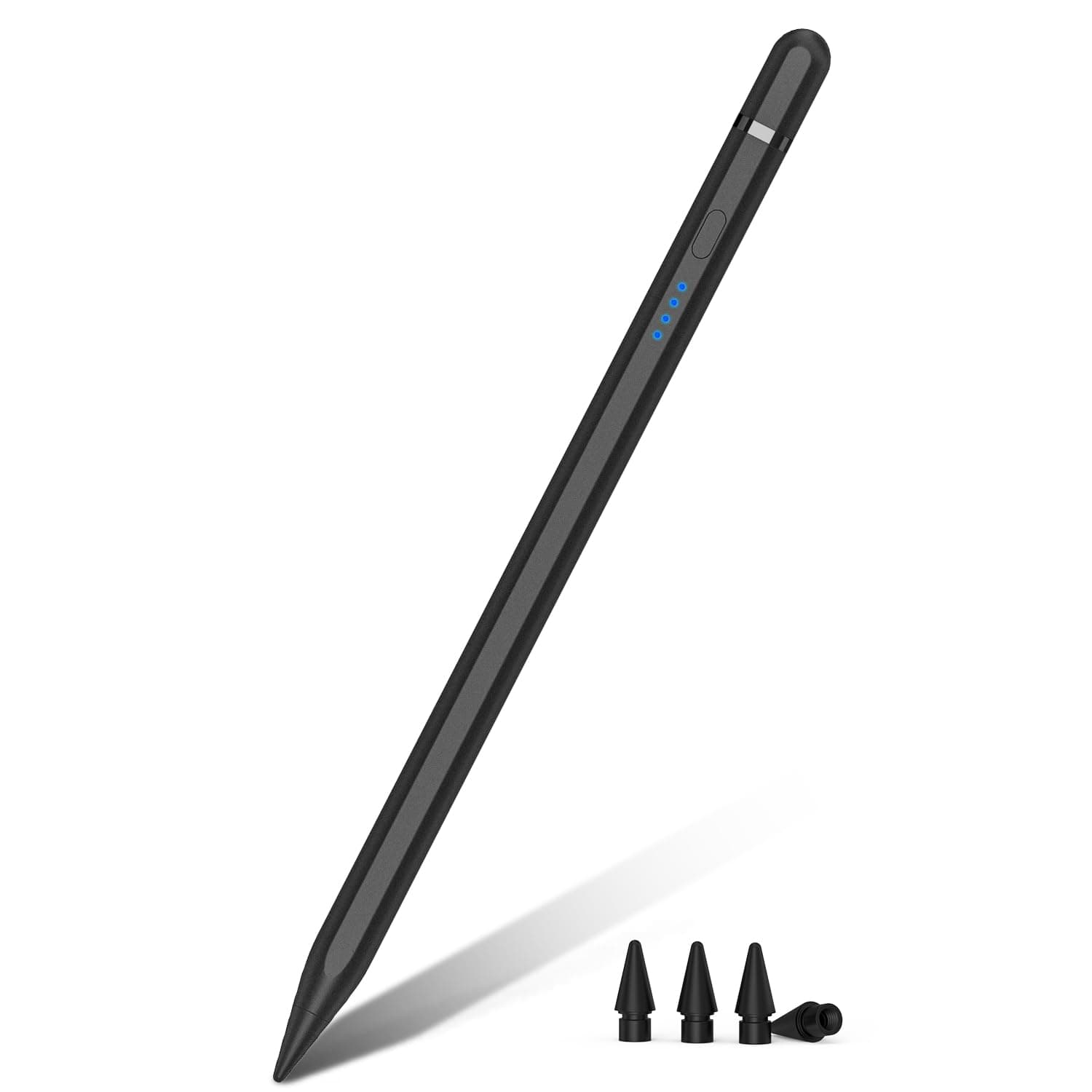 🎨 Pencil 1. Generation für iPad (2018-2025) - 30 Mins Schnellladung - Neigung & Palm Rejection - Schwarz 🖊️