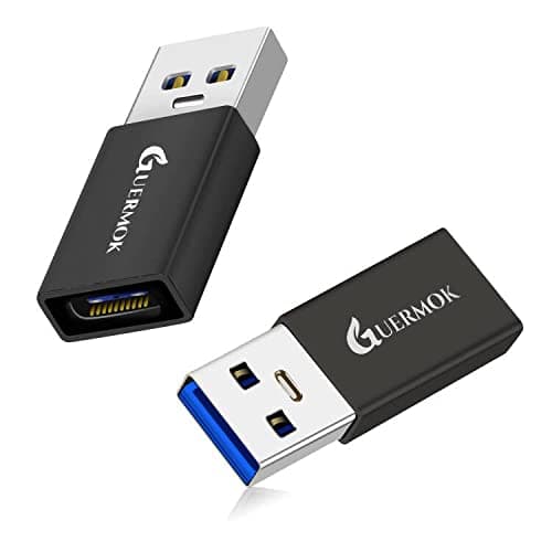 🔌📱 Guermok USB-C-auf-USB-3.0-Adapter (2er-Pack) - Schwarz