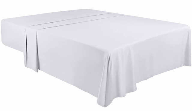 Utopia Bedding - Bettlaken ohne Gummizug - 🛏️ 225x255cm & 135x190cm - Weiche gebürstete Mikrofaser