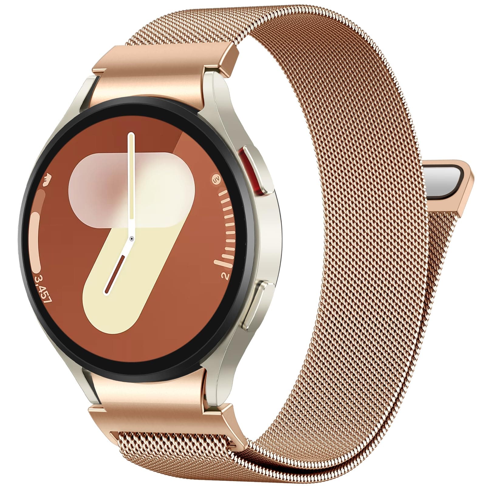 PIOWNN Metall Armband für Samsung Galaxy Watch 7 6 5 4 - Roségold Rosegold 🌟