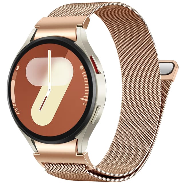 PIOWNN Metall Armband für Samsung Galaxy Watch 7 6 5 4 - Roségold Rosegold 🌟