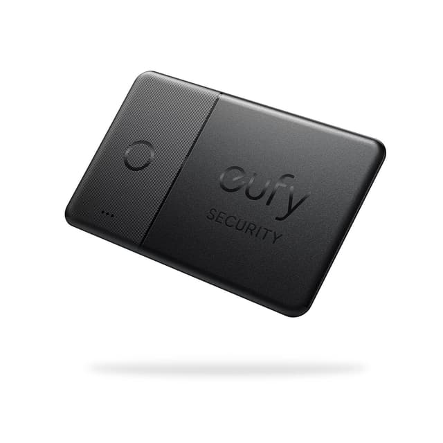 🔒📱 eufy Security SmartTrack Card Schwarz - 2mm Bluetooth Tracker Karte 🚨💧