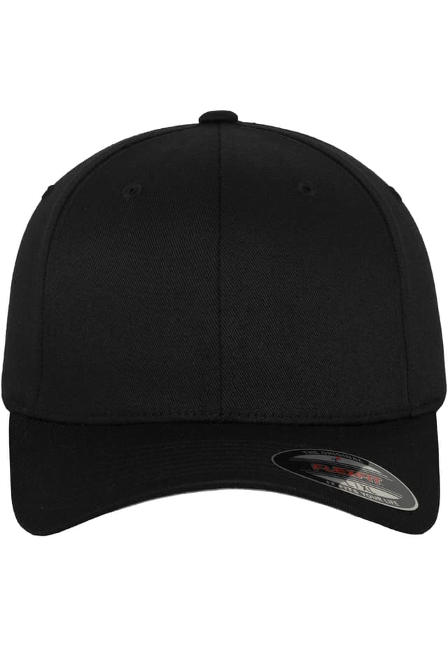 🧢 Flexfit Unisex Wooly Combed S-M Schwarz - Spezialangebot!