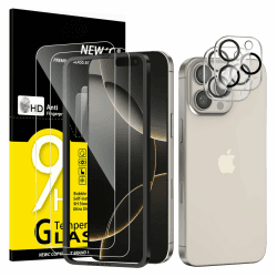 📱 NEW'C für iPhone 16 Pro Panzerglas 6,3 Zoll (2 Stück) - Kratzfest & extrem widerstandsfähig Angebot bei HelloDeals