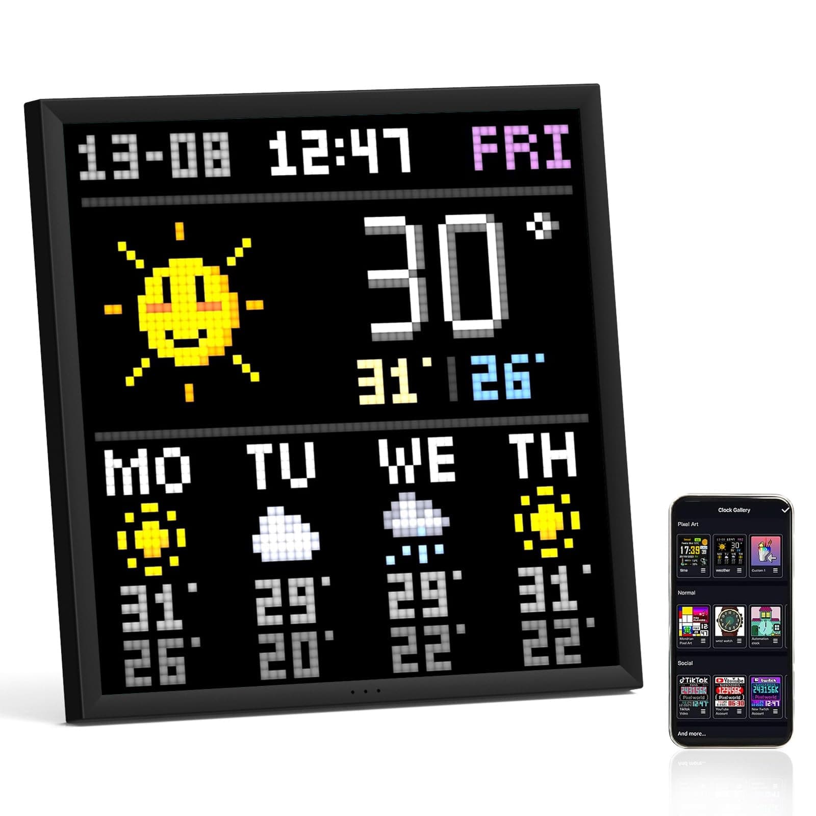 🌟 Divoom Pixoo-64 WiFi Pixel Art Display 🎨