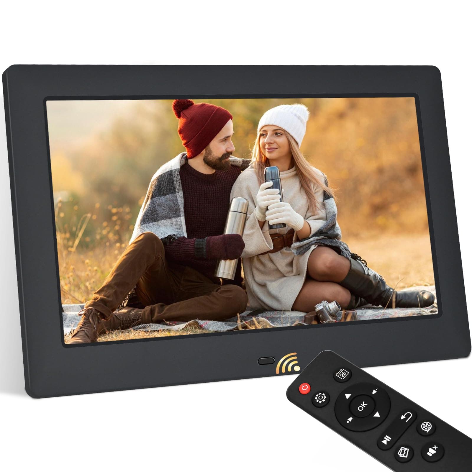 TSITSC 10.5 Zoll Digitaler Bilderrahmen - HD-Auflösung & Fernbedienung ✿