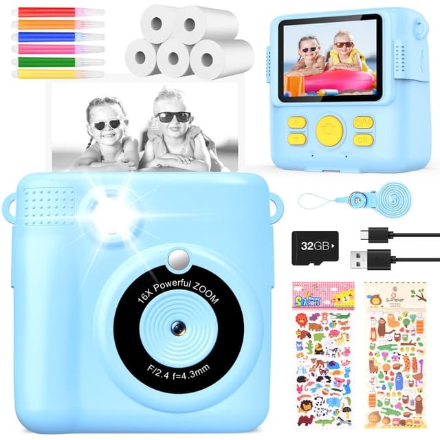 KinderKamera DigitalKamera Sofortbildkamera 📷🎉
